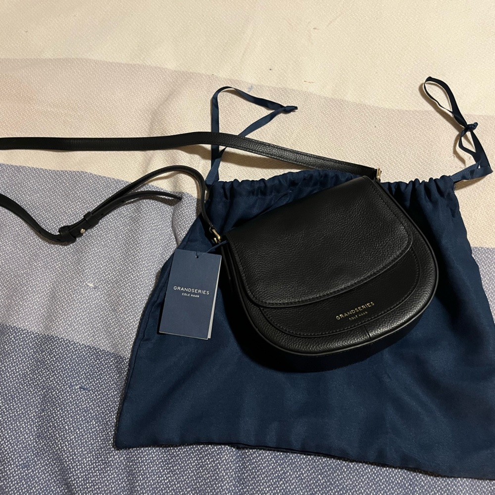 NWT Black Cole Haan Crossbody Purse